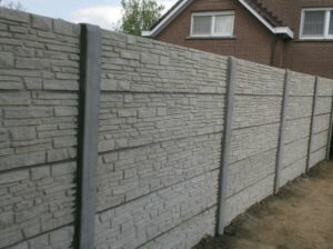 Afsluitingen Van Mello - Muren-betonplaten